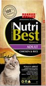 NUTRI BEST נוטריבסט לחתול בוגר 2 ק"ג עוף ואורז