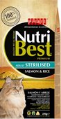 NUTRI BEST נוטריבסט חתול מסורס סלמון ואורז 2 ק"ג