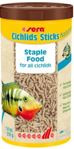 ציקליד סטיקס מזון לדגים 1000 מ"ל - סרה