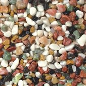 חצץ צבעוני טבעי לאקווריום, 10 קג. 4-6 ממ